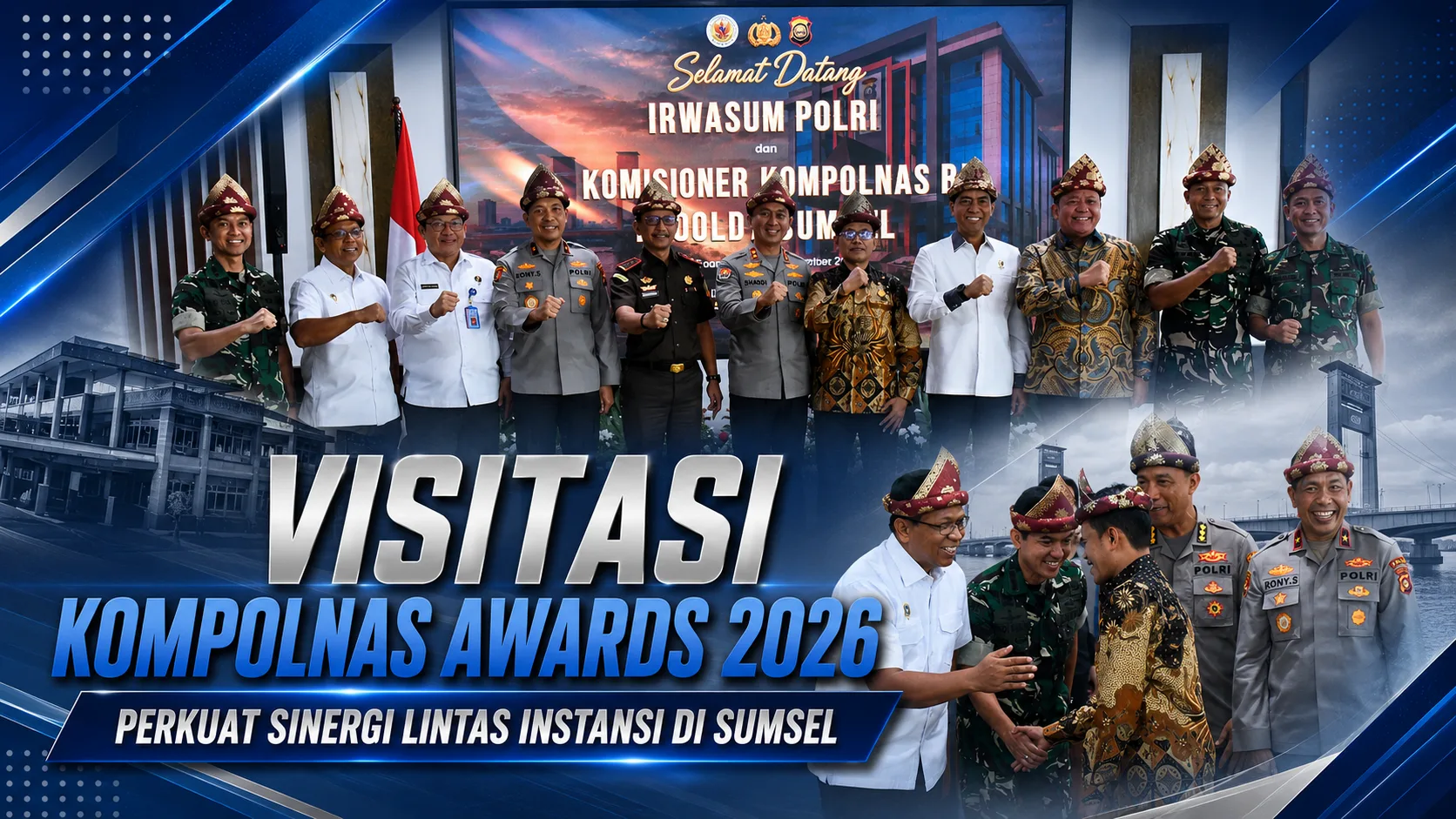 Visitasi Kompolnas Awards 2026, Perkuat Sinergi Lintas Instansi di Sumsel
