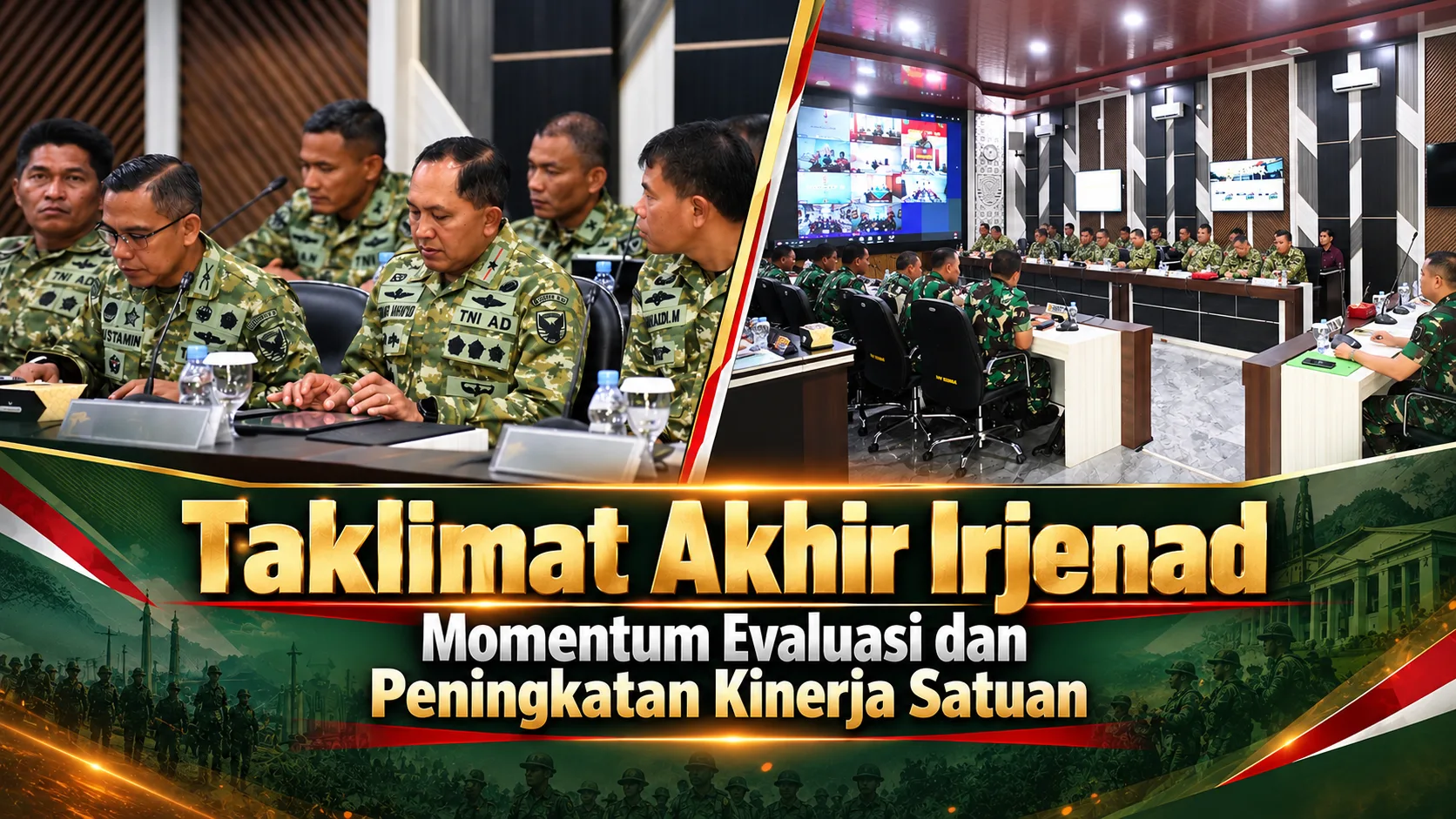 Taklimat Akhir Irjenad, Momentum Evaluasi dan Peningkatan Kinerja Satuan