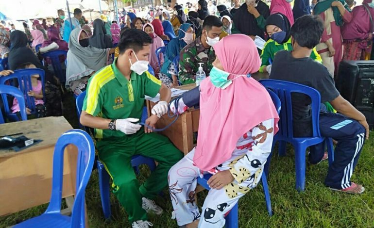 Demi Sukseskan Vaksinasi Nasional, Kodim 0403/OKU Menargetkan 500 Dosis
