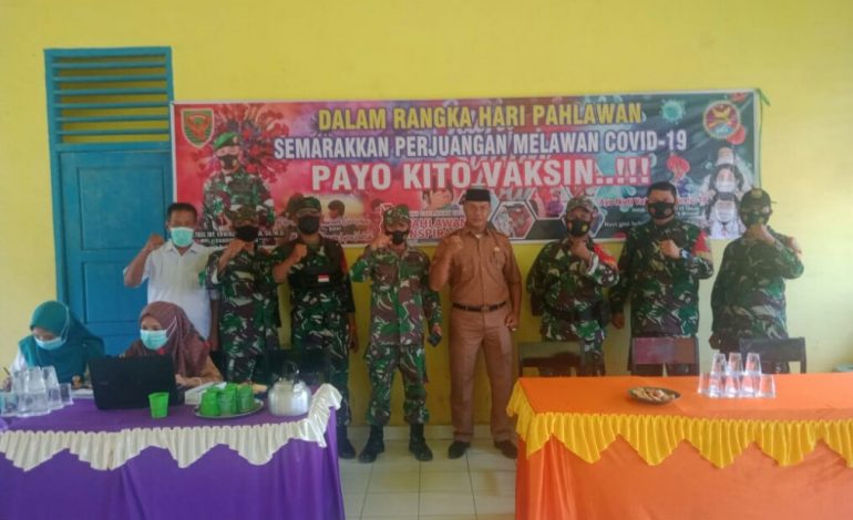 SMPN Pasenan Menjadi Sasaran Serbuan Vaksin Koramil 406-09/Terawas