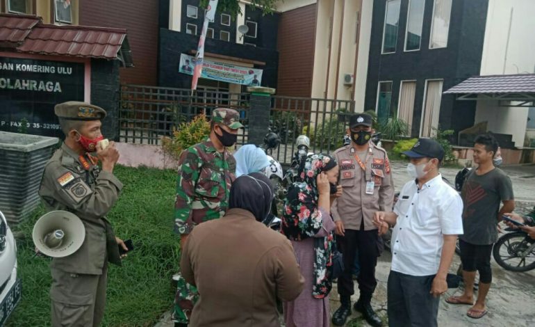 Terapkan PPKM Diwilayah, Koramil 02/Peninjauan laksanakan Apel Gabungan Bersama 3 Pilar Di Makoramil 12/Baturaja