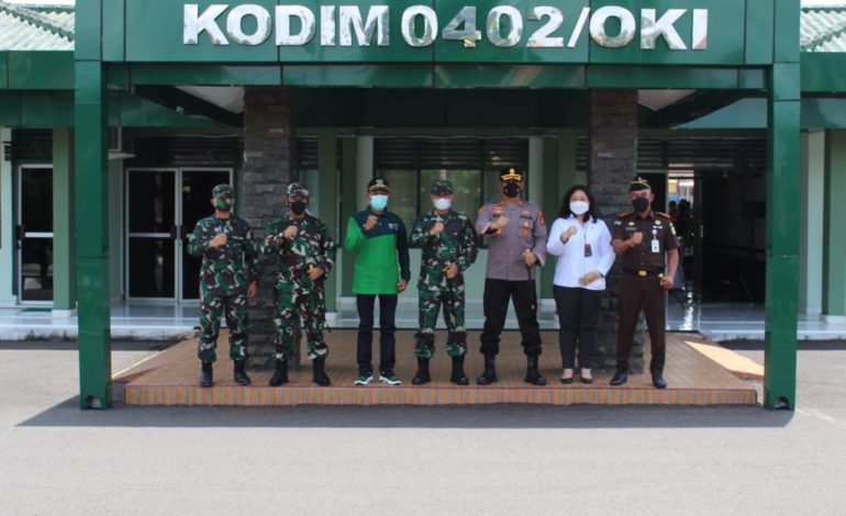 Ini Pesan Danrem 044/Gapo Kepada Prajurit  Saat Kunjungi Kodim 0402/OKI