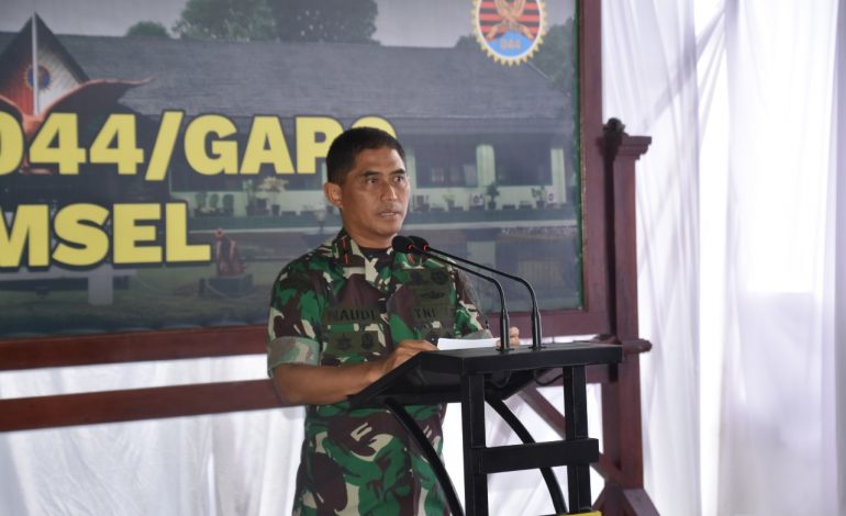 Korem  044/Gapo Terima  Tim Wasrik  Itdam ll/Swj