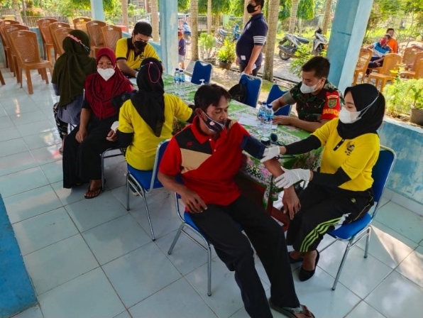 Kodim 0403/OKU kembali laksanakan Serbuan Vaksin Dosis l dan Dosis ll