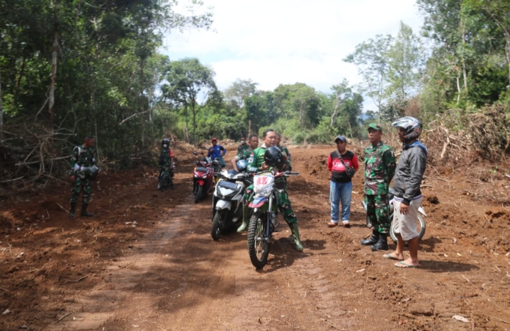 Dandim 0406/Lubuklinggau Tinjau Langsung Lokasi Karya Bakti