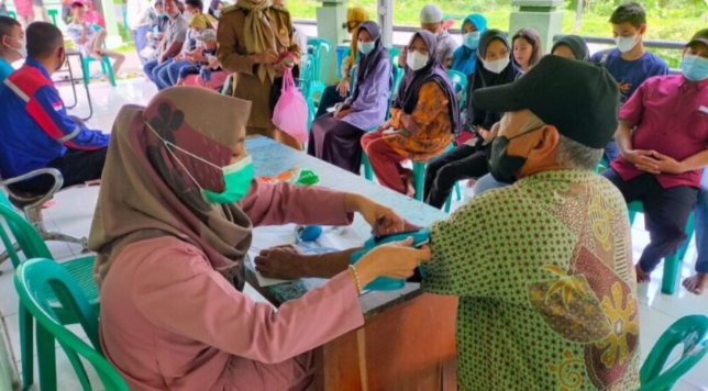 Warga masyarakat Kayuagung, Apresiasi Serbuan Vaksin di Kodim 0402/OKI