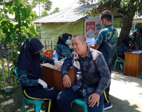 Kodim 0403/OKU Kembali Gelar Serbuan Vaksinasi Covid-19 Menjelang Natal dan Tahun Baru