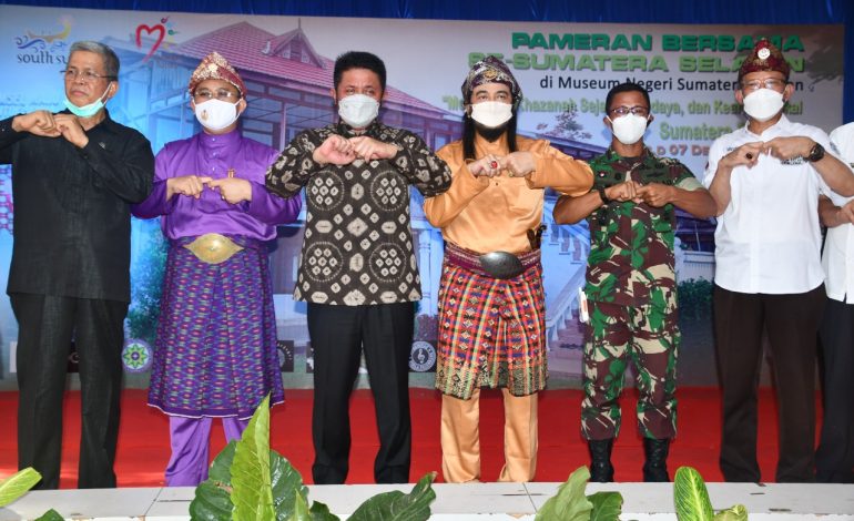 Kasiren Kasrem 044/Gapo Hadiri Acara Pembukaan Pameran Bersama Se-Sumatera Selatan