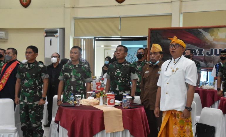 Danrem 044/Gapo Ikuti Acara Do’a Bersama Peringatan Hari Juang TNI AD Secara Virtual