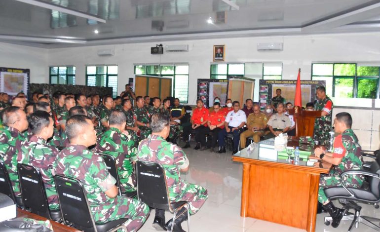Latihan Posko I Korem 044/Gapo TA.2022, Resmi Dibuka Kasdam II/Sriwijaya