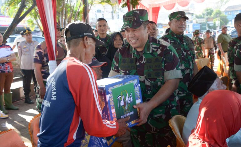 KASI TER MEWAKILI DANREM 044/GAPO PADA KEGIATAN KARYA BAKTI “ANTISIPASI BANJIR DAN MUNCULNYA WABAH PENYAKIT”